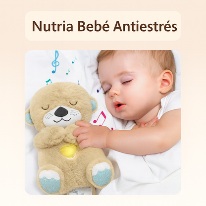 Nutria Bebé Antiestrés | Peluche Calmante con Luz y Sonidos | Pago al Recibir