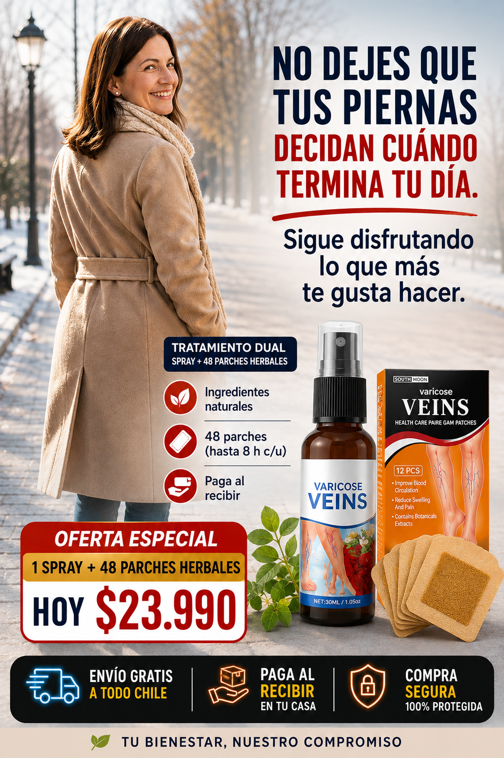 Kit Alivio Antivárices Tratamiento Dual