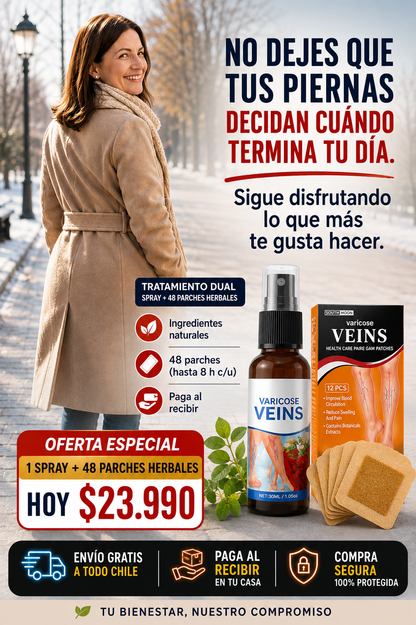 Kit Alivio Antivárices Tratamiento Dual