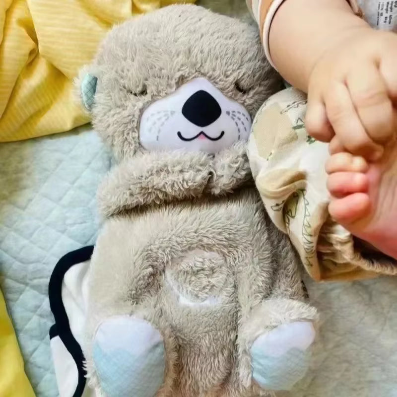 PELUCHE NUTRIA BEBÉ, CON LUZ Y SONIDOS CALMANTES; AYUDA A DORMIR | PAGO CONTRA ENTREGA